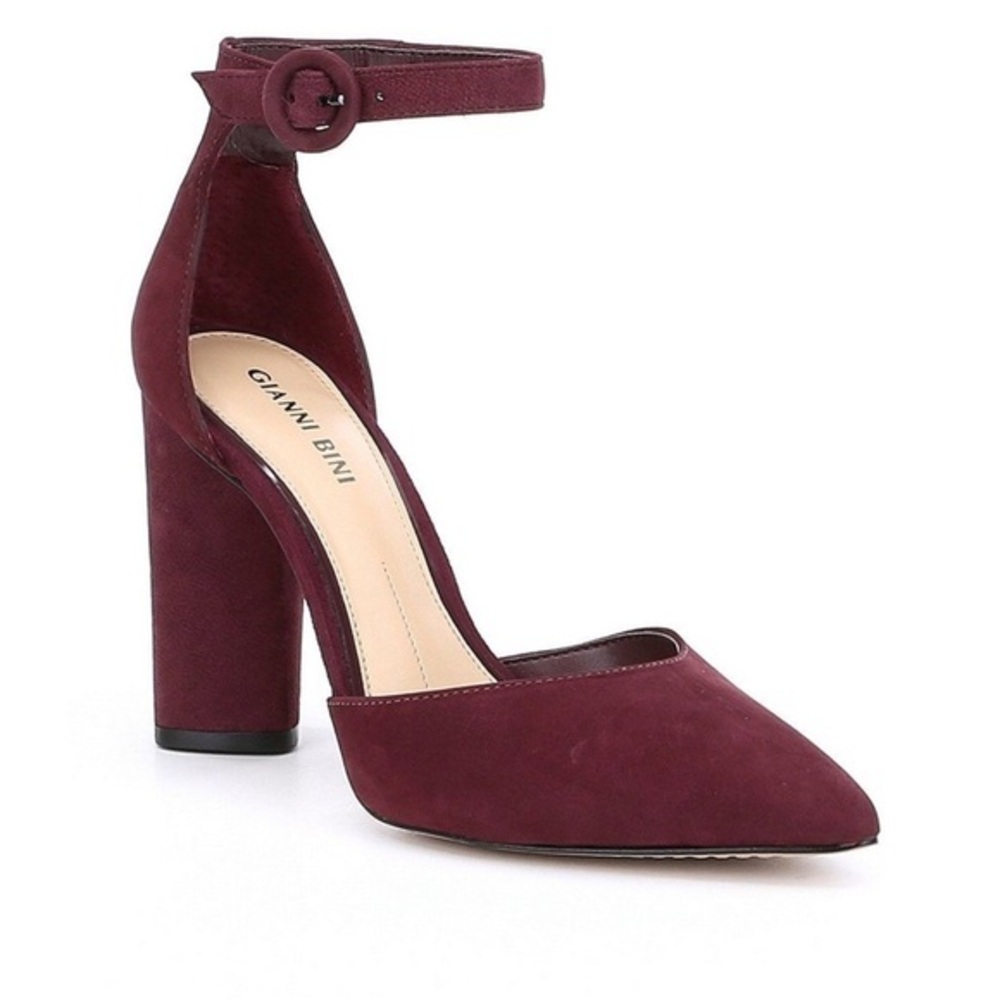 Gianni Bini Flara Ankle Strap Block Heel
